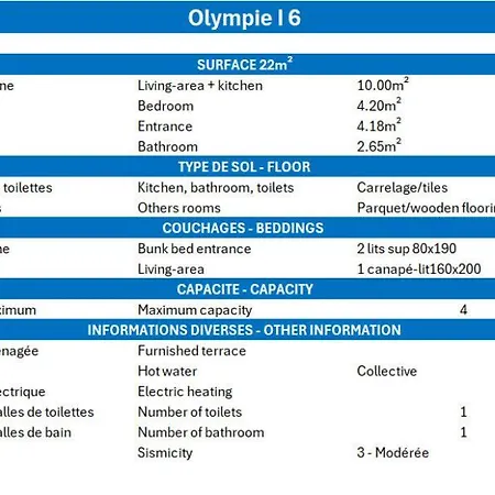 Olympie I - Bien Expose, Commerces Et Jardin D'enfants Proches Mae-7699 * Les Allues